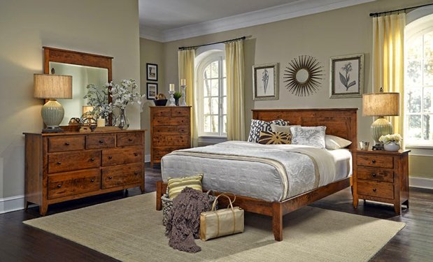 Amish Crafted Solid Character Cherry Shenandoah 6 Drawer Chest In ...