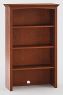 Alder Wood McKenzie 30"W Modular Open Hutch in Glazed Antique Cherry Finish