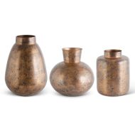 Small Copper Distressed Metal Vase Each