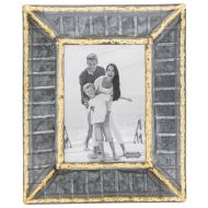 5X7 Tin Ribbed Photo Frame