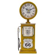 Old Town Route 66 Yellow Clock
