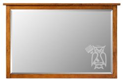 Solid Mindi Wood Mission Hills Mirror
