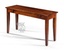 Amish Crafted Solid Premium Cherry Wood Modern Farmhouse Parkdale Sofa & Dining Table with leaf