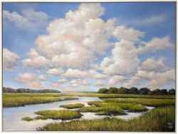Marshland Wood Framed Wall Art