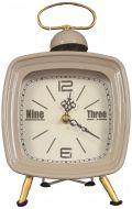 Grey Table Clock