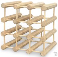 American Made Solid Ash Wood Modular Wine Rack