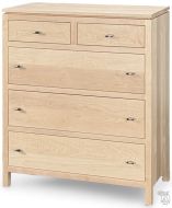 California Made Solid Maple Wood El Monte Chest of Drawers in Desert Finish