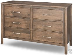 Amish Crafted Solid Maple Wood Selby Dresser in Warm Brown Finish