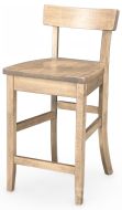 Amish Crafted Solid Maple Wood Aiden Counter Stool in Sandstone Finish