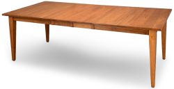 Amish Crafted Solid Cherry Wood Shaker Extension Table in Baywood Finish