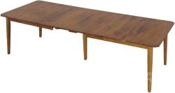 Custom Built Amish Crafted Solid Rustic Cherry Wood Spencer Extension Table in Seely Finish