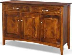 Amish Crafted Solid Maple Wood Buffet Server in Michaels Finish