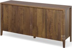  Solid Walnut Wood Lisse Dining Server in Natural Finish