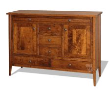 Amish Crafted Solid Rustic Cherry Wood Easton Pike Server in Michaels Finish