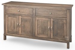 Amish Crafted Solid Maple Wood 65" Harmony Buffet In Warm Brown Finish