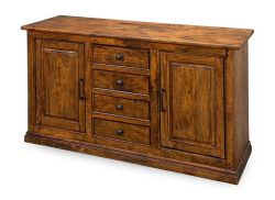 Solid Mango & Walnut Wood Silverdale Sideboard in Russet Finish