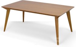 Amish Crafted Solid Premium Cherry Wood Elroy Table in Amber Glow Finish