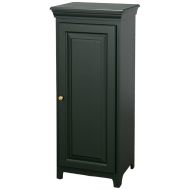Solid Pine Wood 1 Door Jelly Cupboard Cabinet in Forest Green