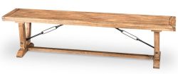 Mahogany Wood Yellowstone Grand Bench in Buckskin Finish