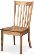 Amish Crafted Solid Maple Wood Alex Side Chair in Bark Finish