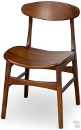 Amish Crafted Solid Maple Wood Harvey Side Chair in Asbury Finish