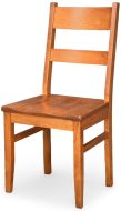 Amish Crafted Solid Cherry Wood Shaker Side Chair in Baywood Finish