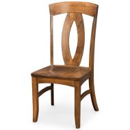 Amish Crafted Solid Maple Loraine Side Chair in Chocolate Spice