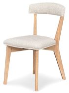 Amish Crafted Solid Quartersawn White Oak Cole Side Chair in Natural Effects Finish