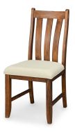 Solid Mango & Walnut Wood Silverdale Side Chair in Russet Finish