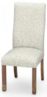 Amish Crafted Upholstered Vista Side Chair with Rustic Walnut Legs In Performance Fabric