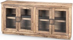 Solid Melina Wood Samara Four Door Console