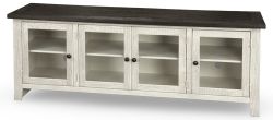 American Made Eastport 74" TV Console in Drifted White