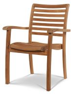Solid Teak Wood Outdoor Birmingham Arm Chair