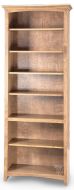 Alder Wood McKenzie Bookcase in Pecan Finish 84"H