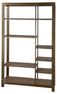 Oak Wood & Hand-Forged Metal Novus Lodge Bookcase