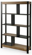 Solid Wood Tuxedo Bookcase