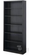 California Made Alder Wood Huntington 84" High Bookcase in Midnight Finish