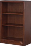 California Made Alder Wood Newport Bookcase in Antique Cherry Finish 24"w x 36"h