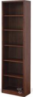 California Made Alder Wood Newport Bookcase in Antique Cherry Finish  24"w x 84"h