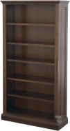 California Made Solid Cherry Deluxe Madison Bookcase in Newman Finish