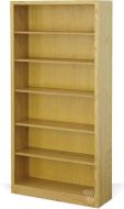California Made Oak Wood Newport Bookcase in Light Finish 36"w x 72"h