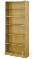 California Made Oak Wood Newport Bookcase in Light Finish 36"w x 84"h