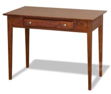 Solid Alder Wood Shaker Writing Table in Vintage Cherry Finish