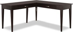California Made Solid Maple Wood Writing Desk & Return in Tango Finish