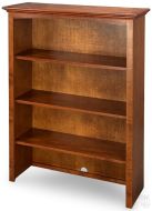 Alder Wood McKenzie 36"W Modular Open Hutch in Glazed Antique Cherry Finish