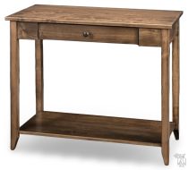 Amish Crafted Solid Maple Wood Sienna Sofa Table in Cappuccino Finish