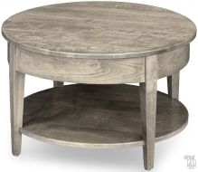 Amish Crafted Solid Maple Wood Urban Shaker Coffee Table in Morel Grey Finish
