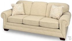 American Made Monroe Sofa in Celine Cashew Fabric