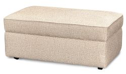 American Made Malibu Rolling Lift Top Storage Ottoman