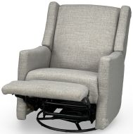 American Made Lillian Manual Swivel Glider Recliner Chair with Crypton High Performance Fabric